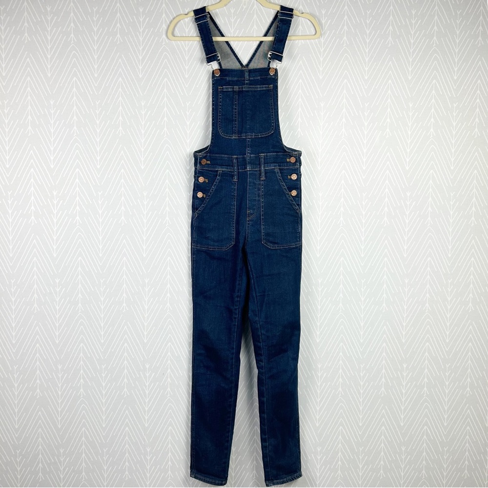 MADEWELL Skinny Overalls in Judd Wash